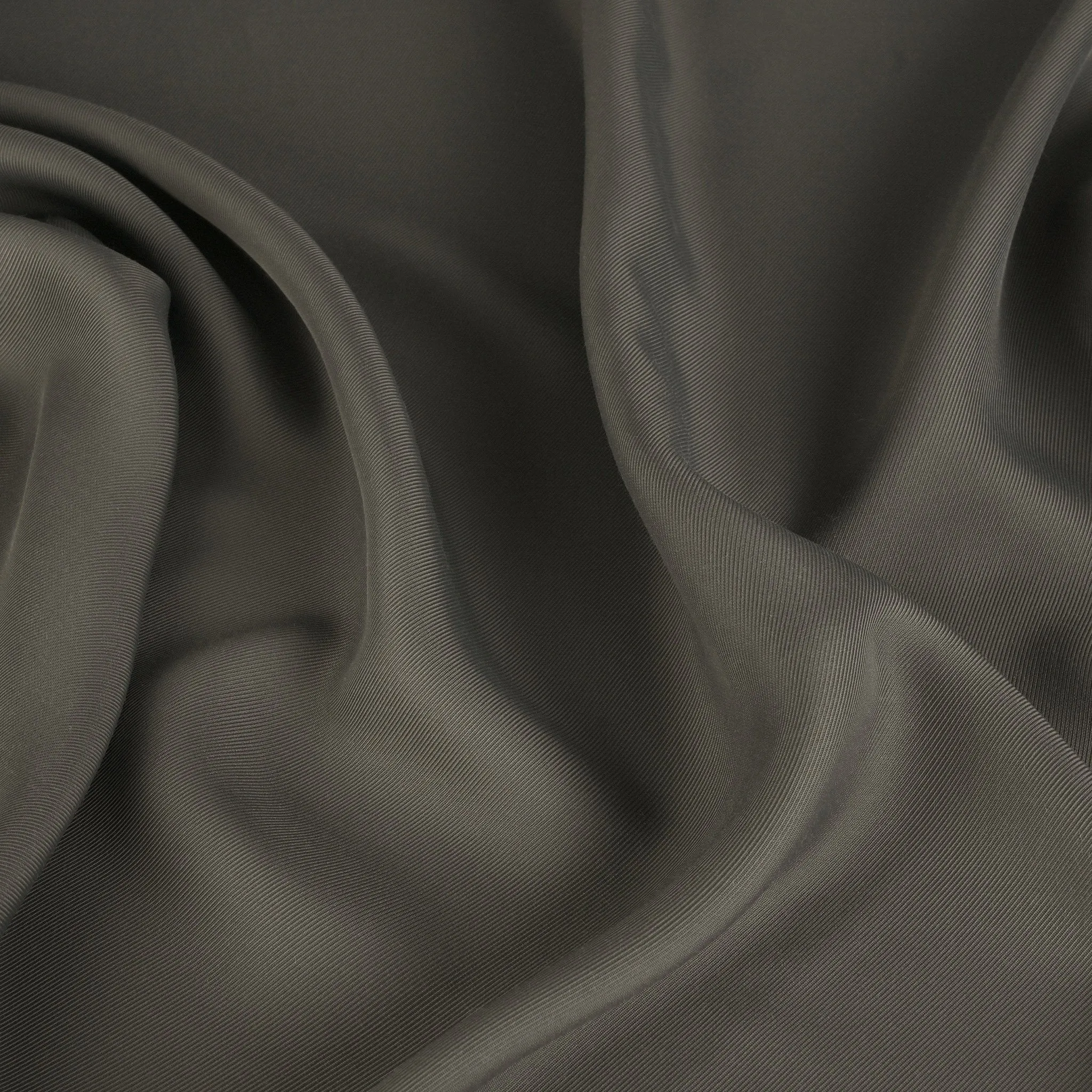 Grey Viscose Twill 8009