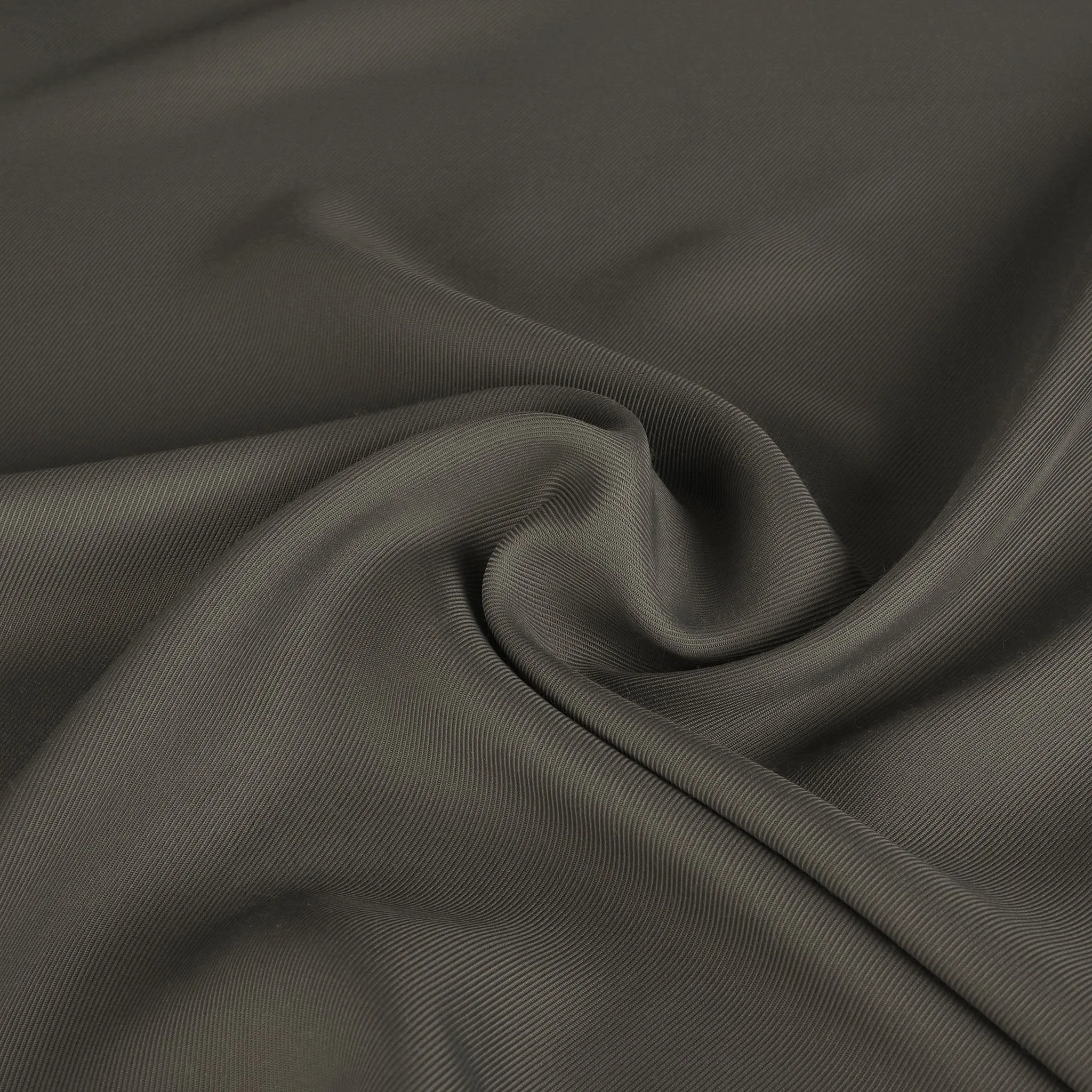 Grey Viscose Twill 8009