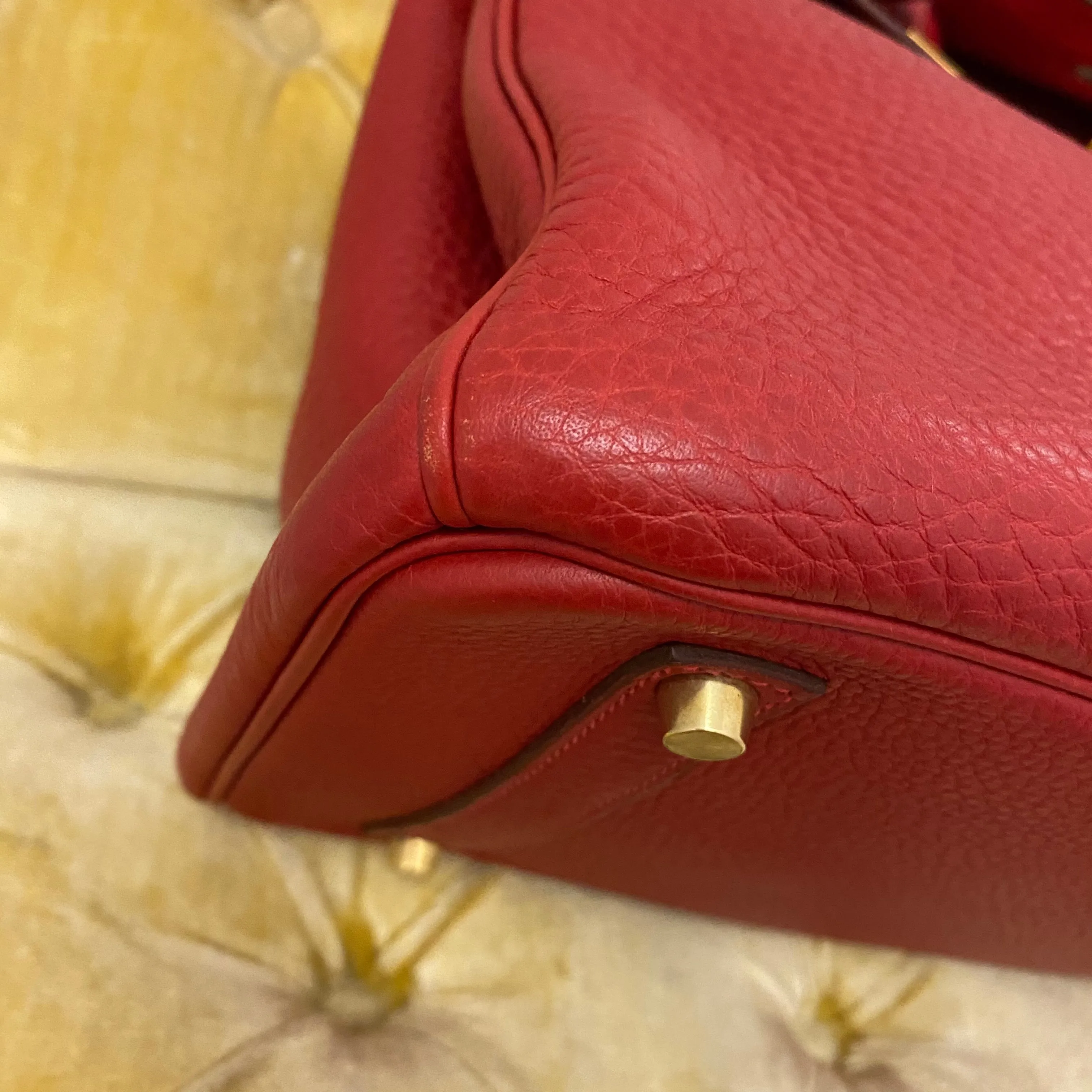 Hermès Red Togo Birkin 35