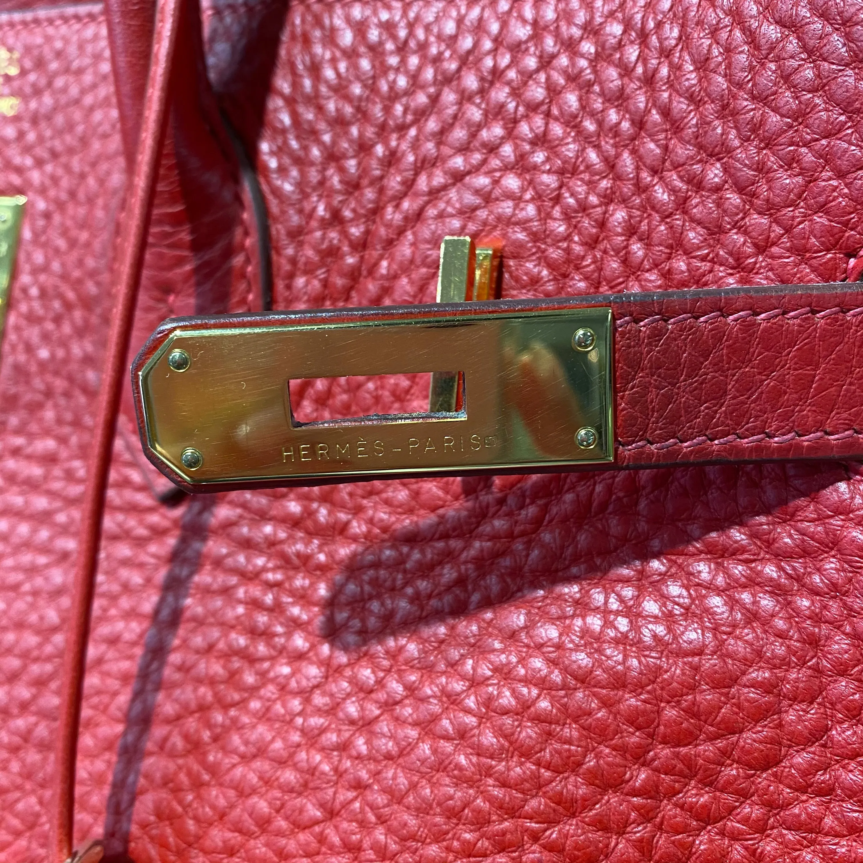 Hermès Red Togo Birkin 35