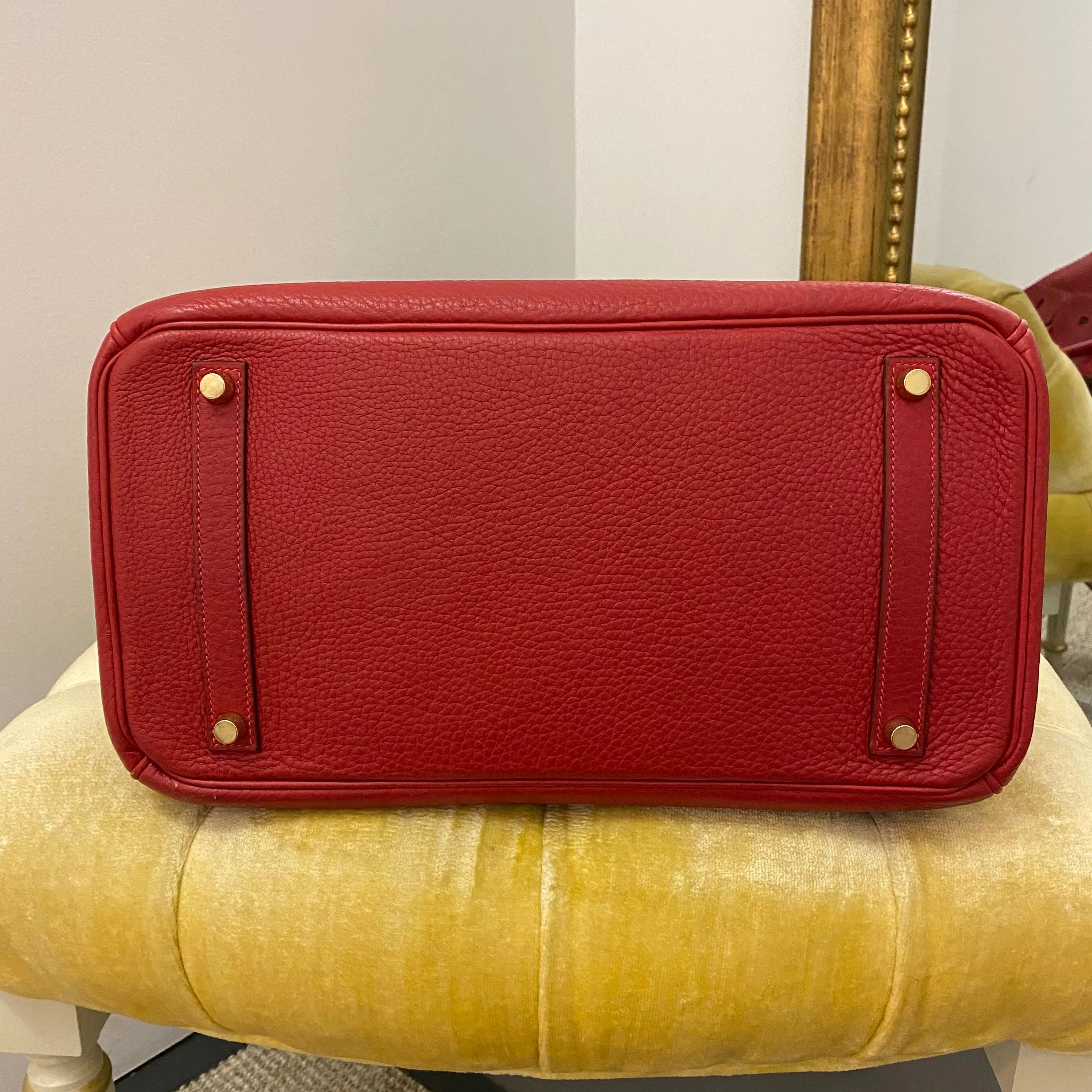 Hermès Red Togo Birkin 35