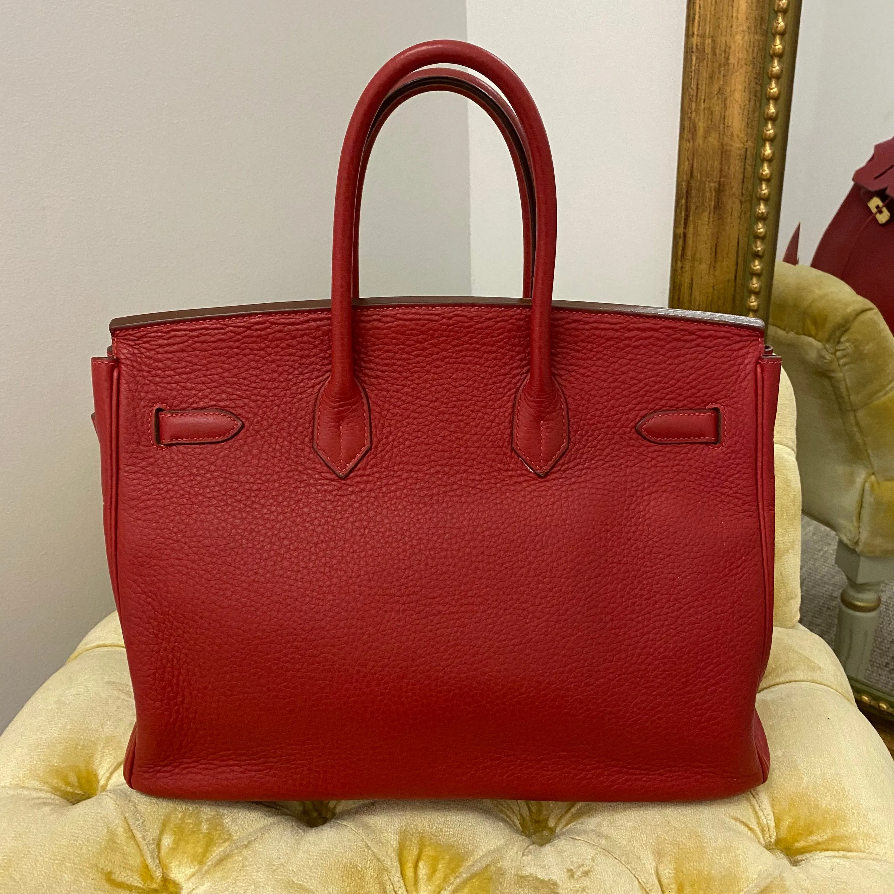 Hermès Red Togo Birkin 35