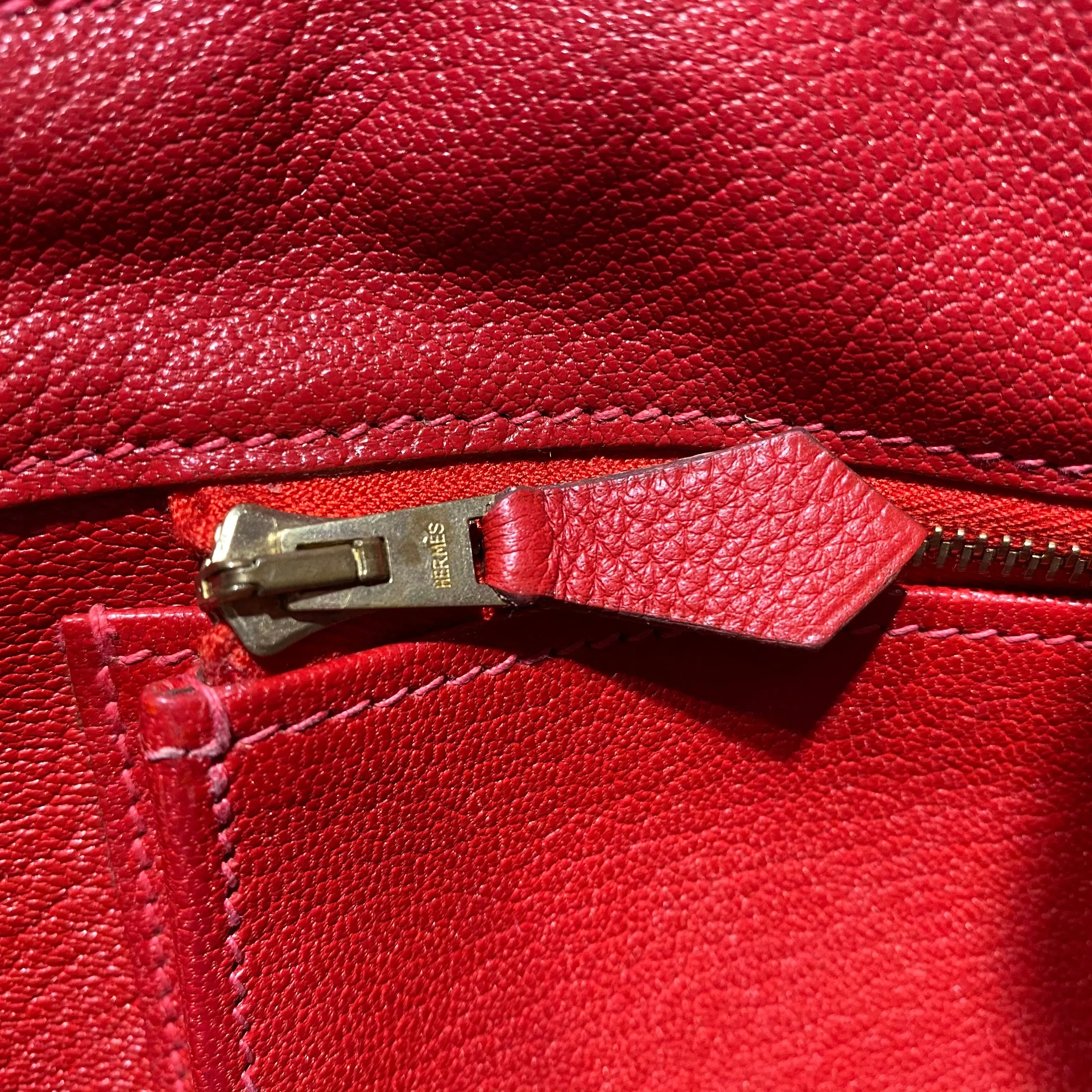 Hermès Red Togo Birkin 35