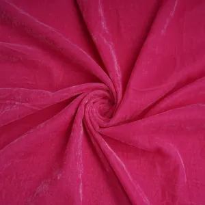 Hot Pink Solid Velvet Fabric 20926