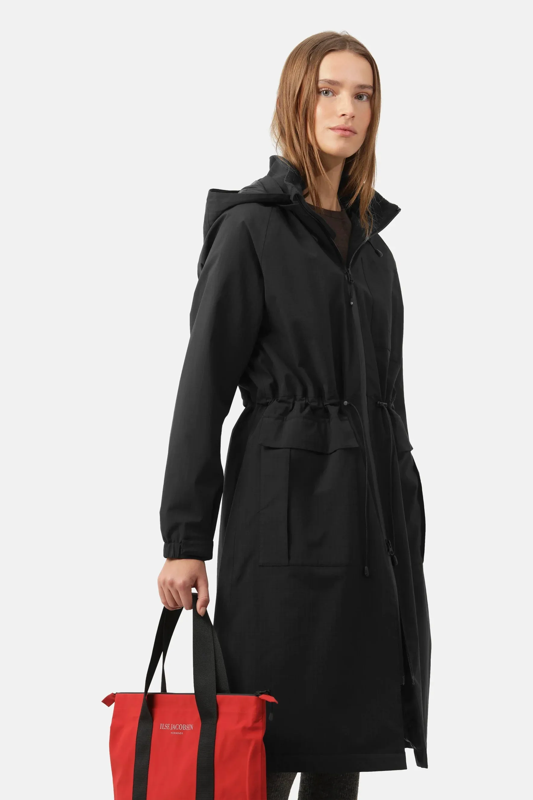 Ilse Jacobsen Rain Coat - Thermal Black Beauty