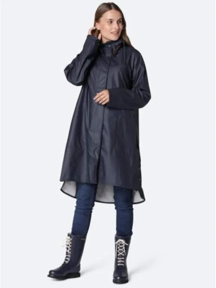 Ilse Jacobsen Raincoat Dark Indigo RAIN71 660