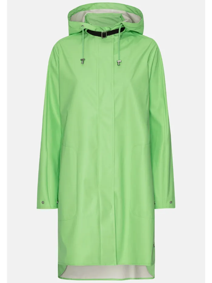 Ilse Jacobsen Raincoat In Bright Green Rain71 495