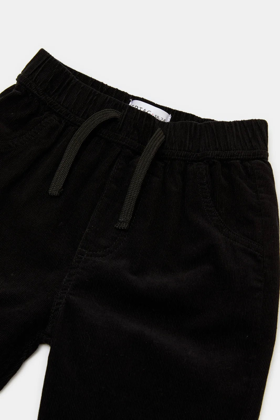 Infant Boys Black Cord Trouser