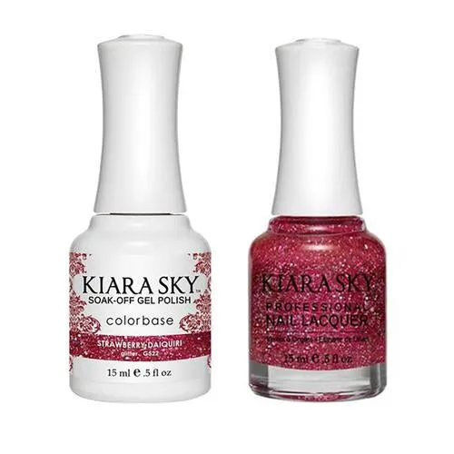 Kiara Sky Classic Gel & Polish Duo - #522 Strawberry Daiquiri