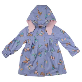 Korango Raincoat Colour Change Butterfly Terry Heron Blue