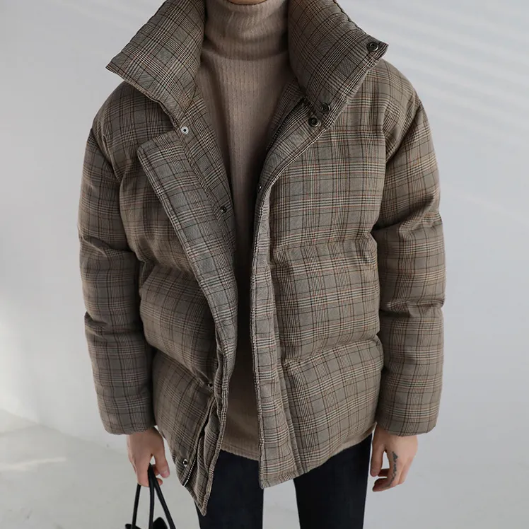 [Korean Style] Corduroy Padded Parka