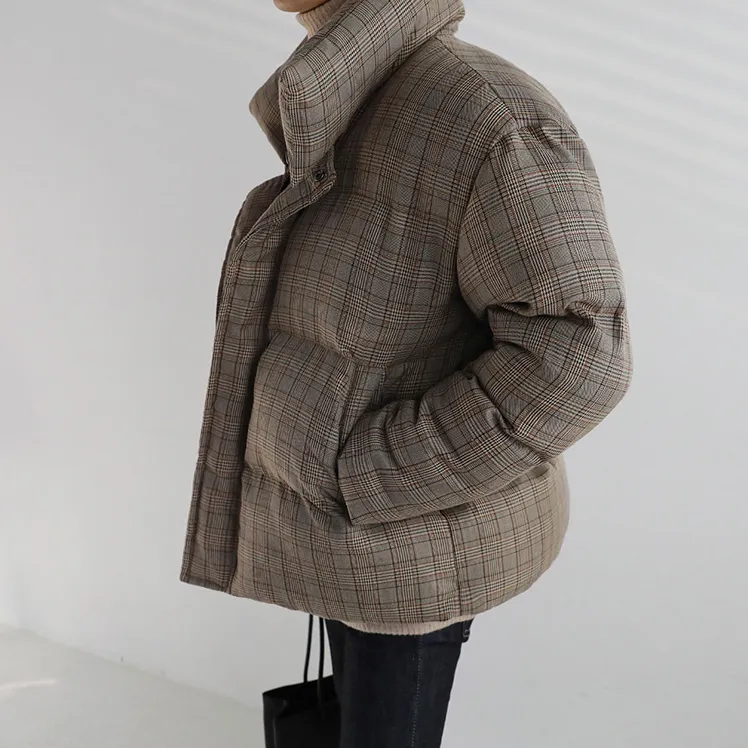 [Korean Style] Corduroy Padded Parka