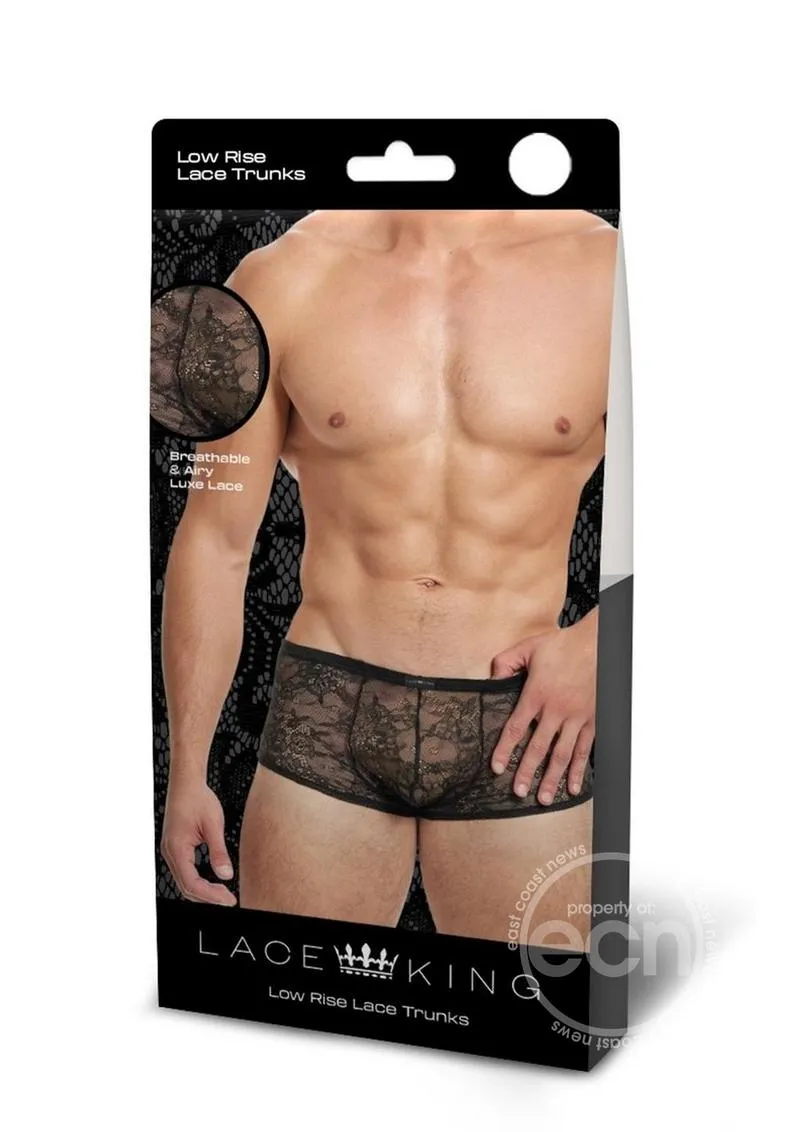 Lace King Lace Trunks Black