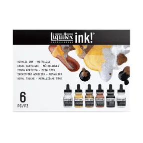 Liquitex Ink! Professional Metallic Set