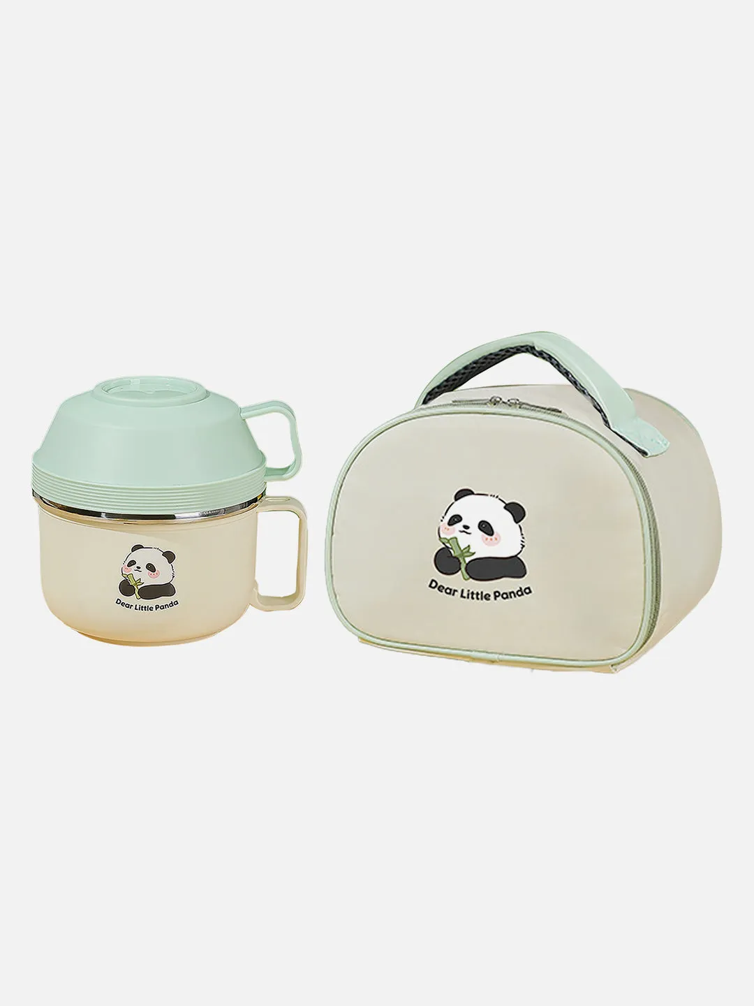 Little Surprise Box Dual Handle Soup /Noodles Lunch Box with matching Cover