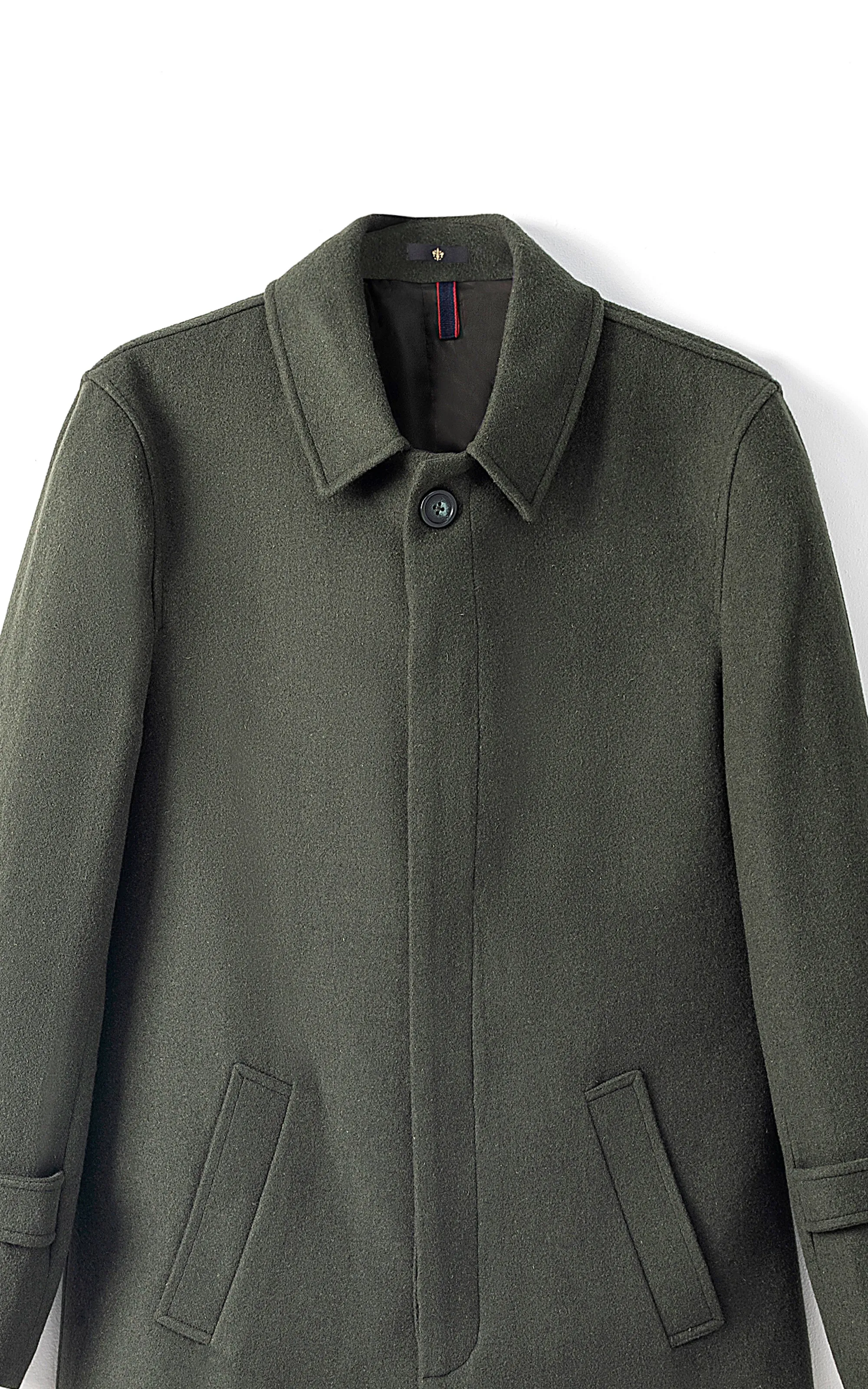 LONG COAT  LIGHT OLIVE