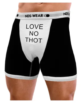 Love No Thot Mens Boxer Brief Underwear