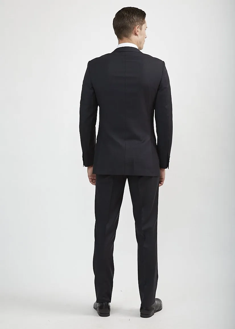 Luxurious 100% Super Fine Italian Wool Charcoal Grey Pant