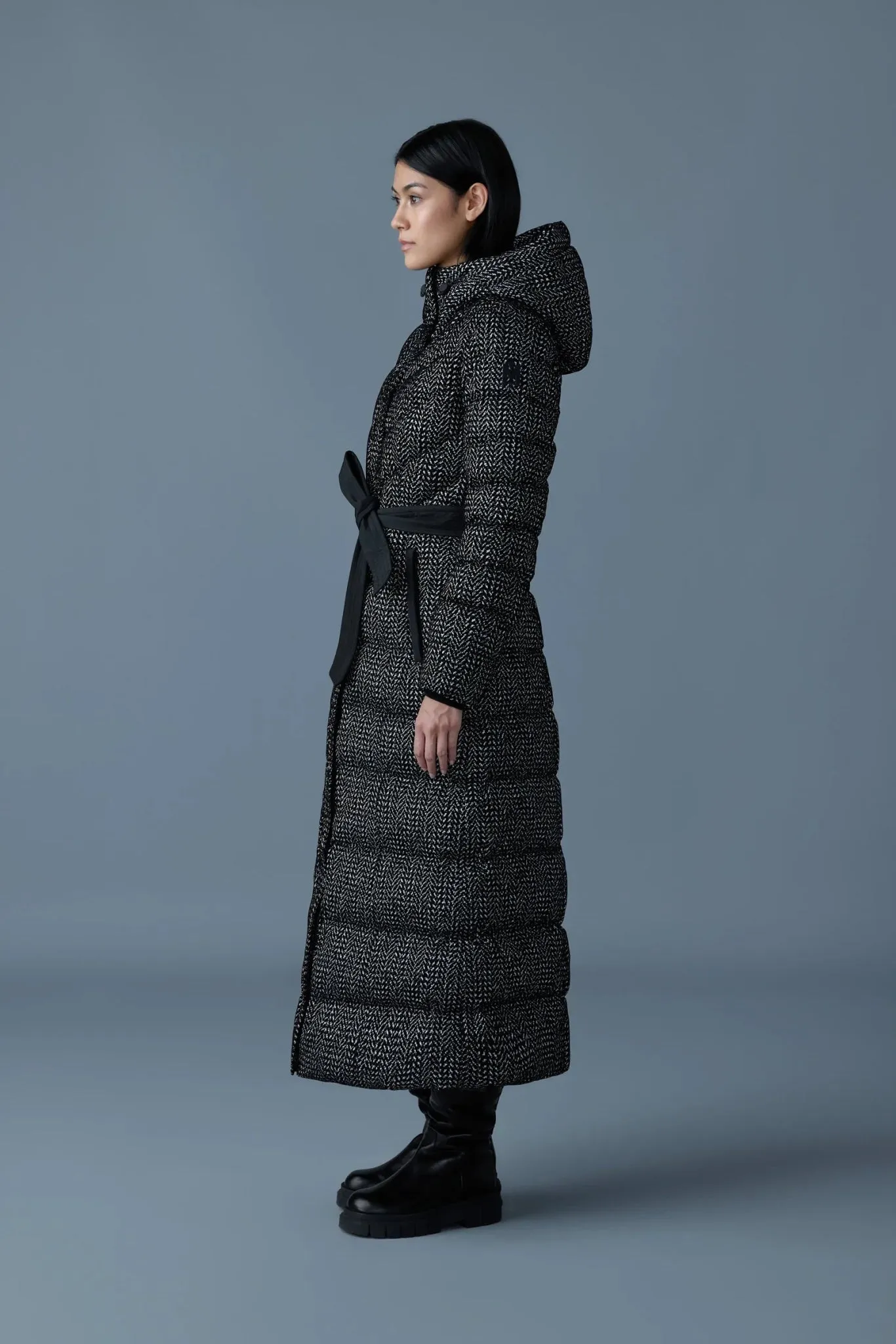 MACKAGE CALINA-FLP - Flocked down maxi coat