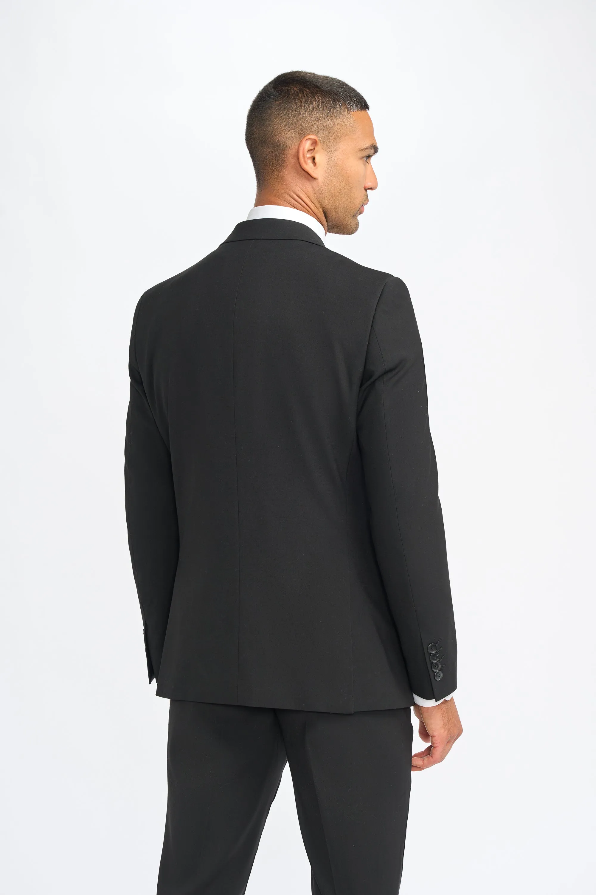 Malibu Black Three Piece Suit