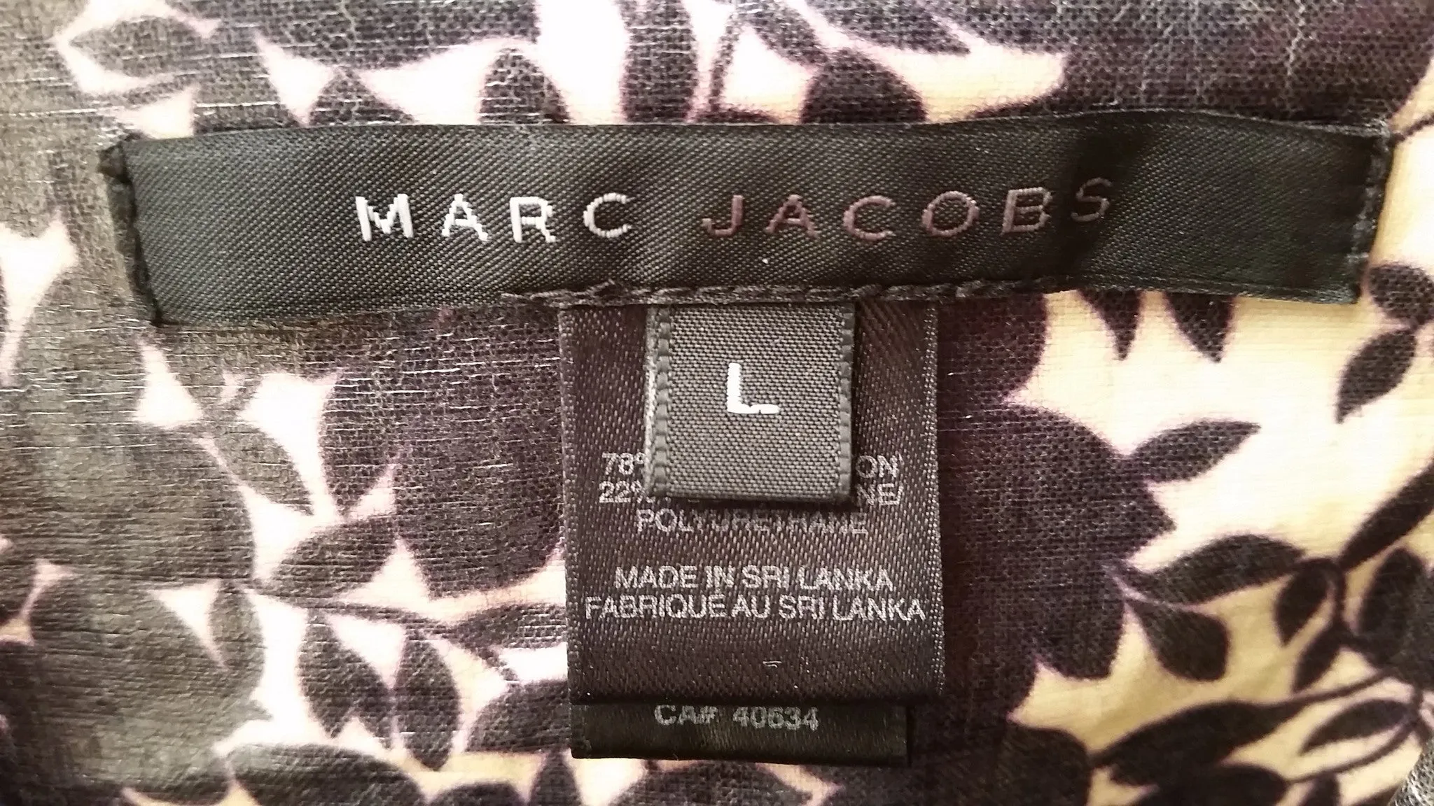 Marc Jacobs Floral Raincoat