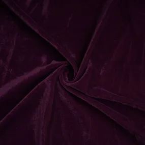 Maroon Solid Velvet Fabric 20930