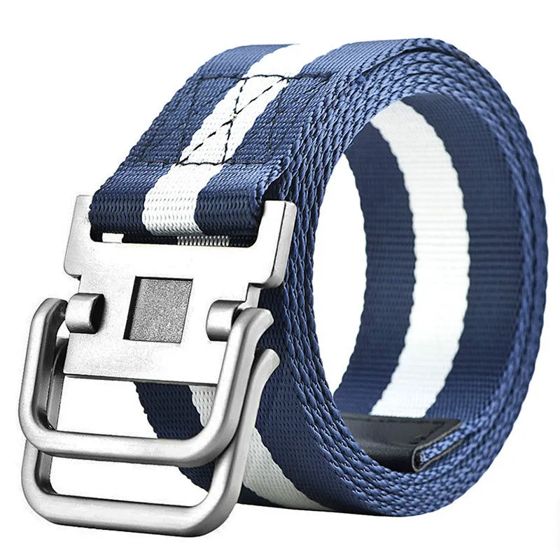 Men's Military Training Belt Female Student Youth Korean Style Jeans Strap Outdoor Woven Belt Tide