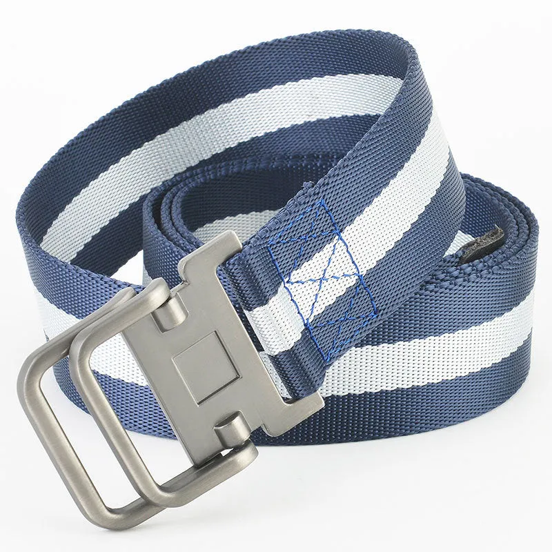 Men's Military Training Belt Female Student Youth Korean Style Jeans Strap Outdoor Woven Belt Tide