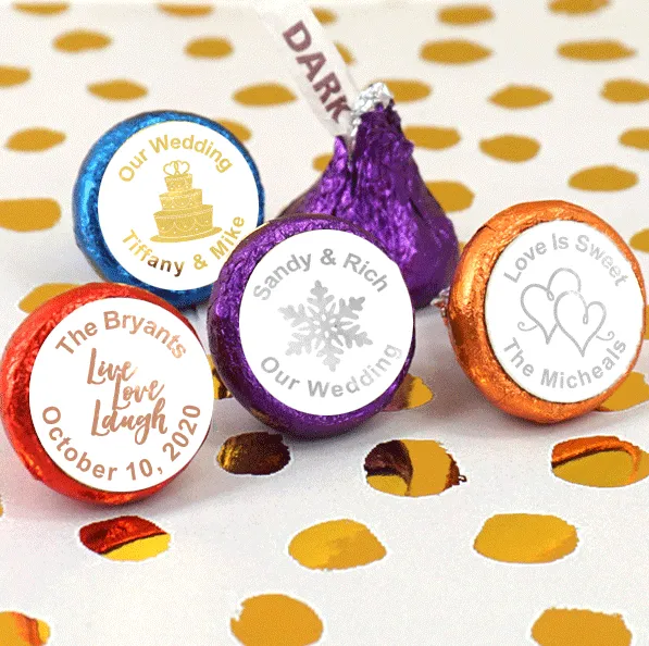 Metallic Hershey’s Kisses Favors - Icon