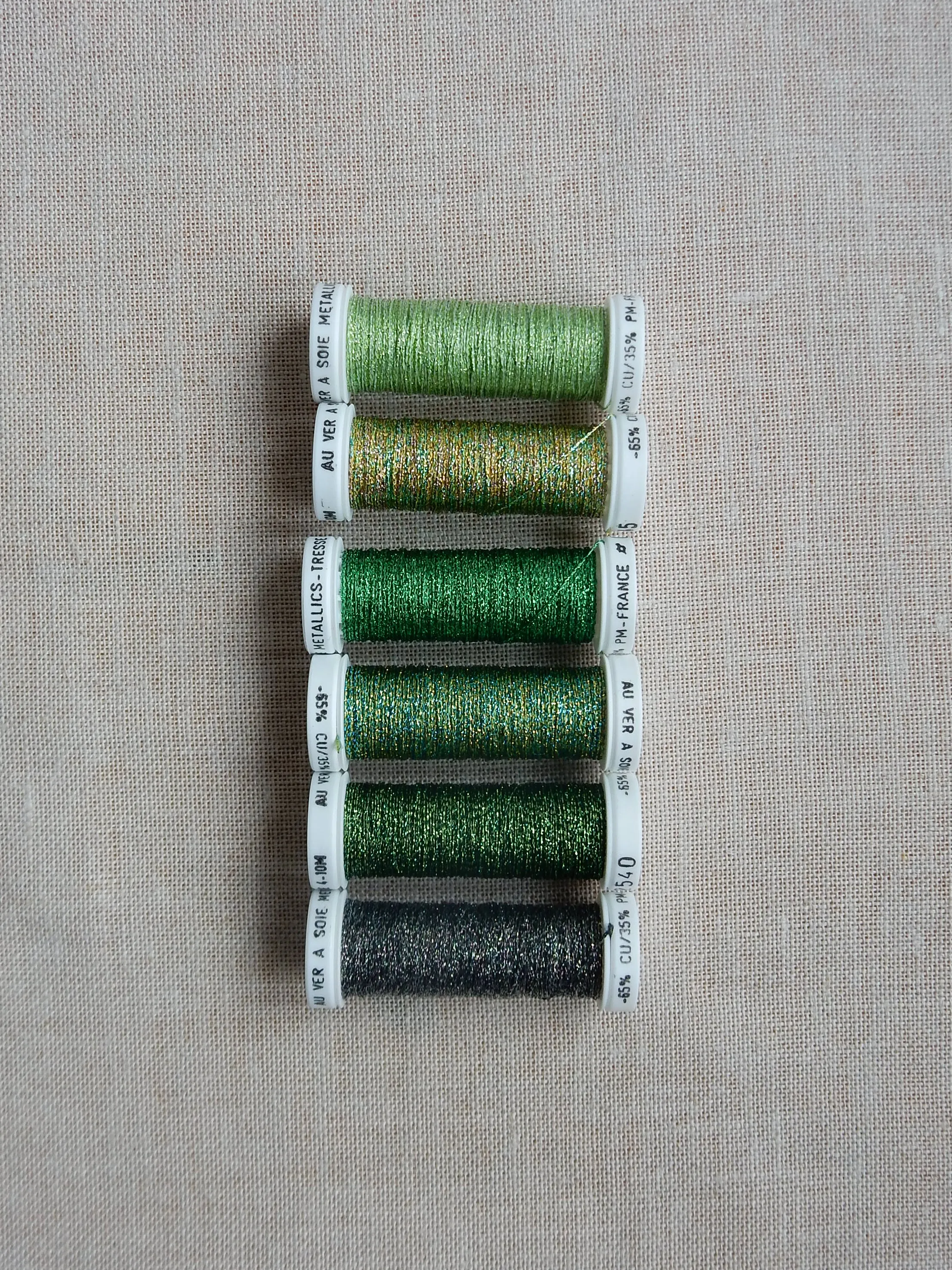 Metallic Thread Set - Forest