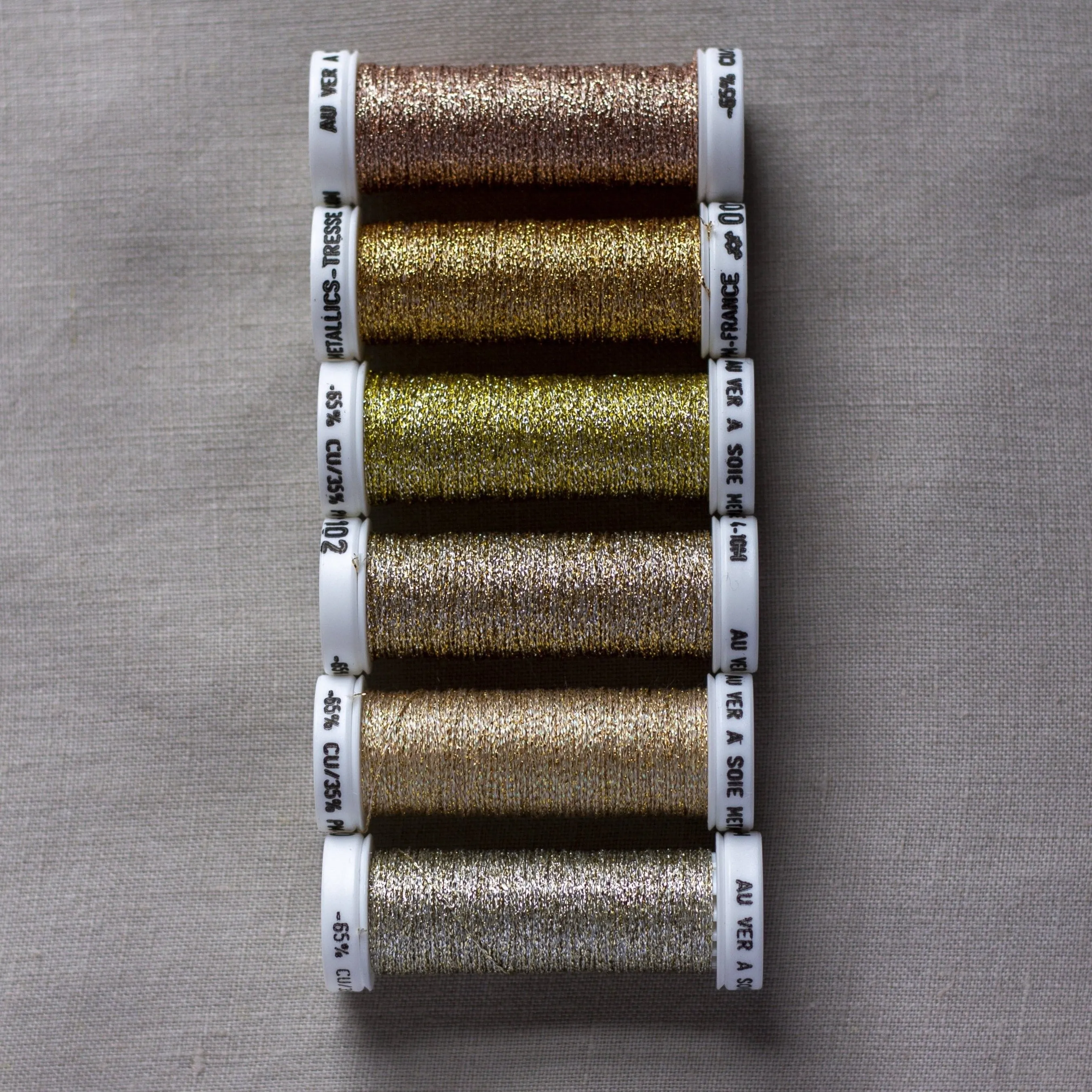 Metallic Thread Set - Gold