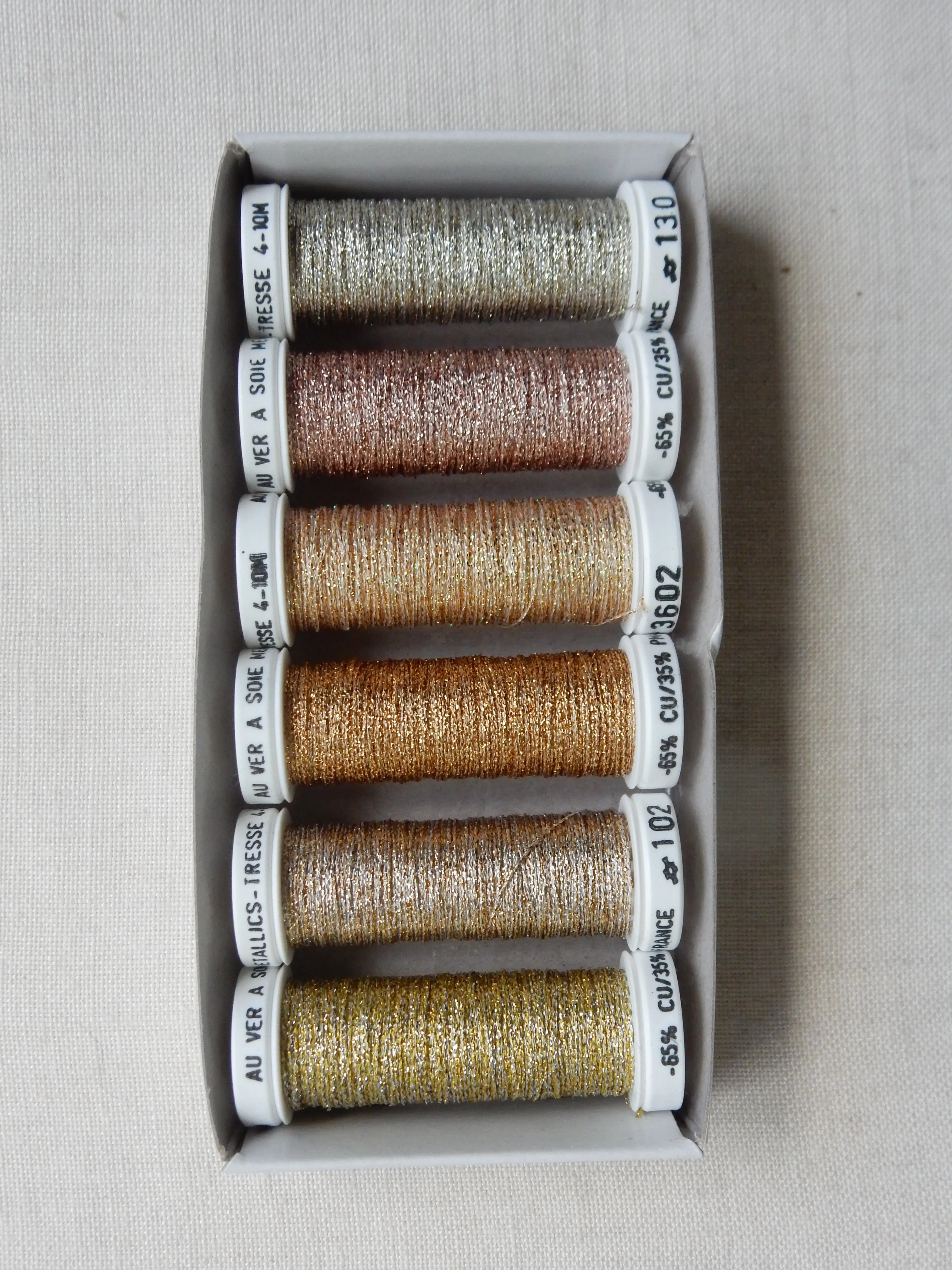 Metallic Thread Set - Gold