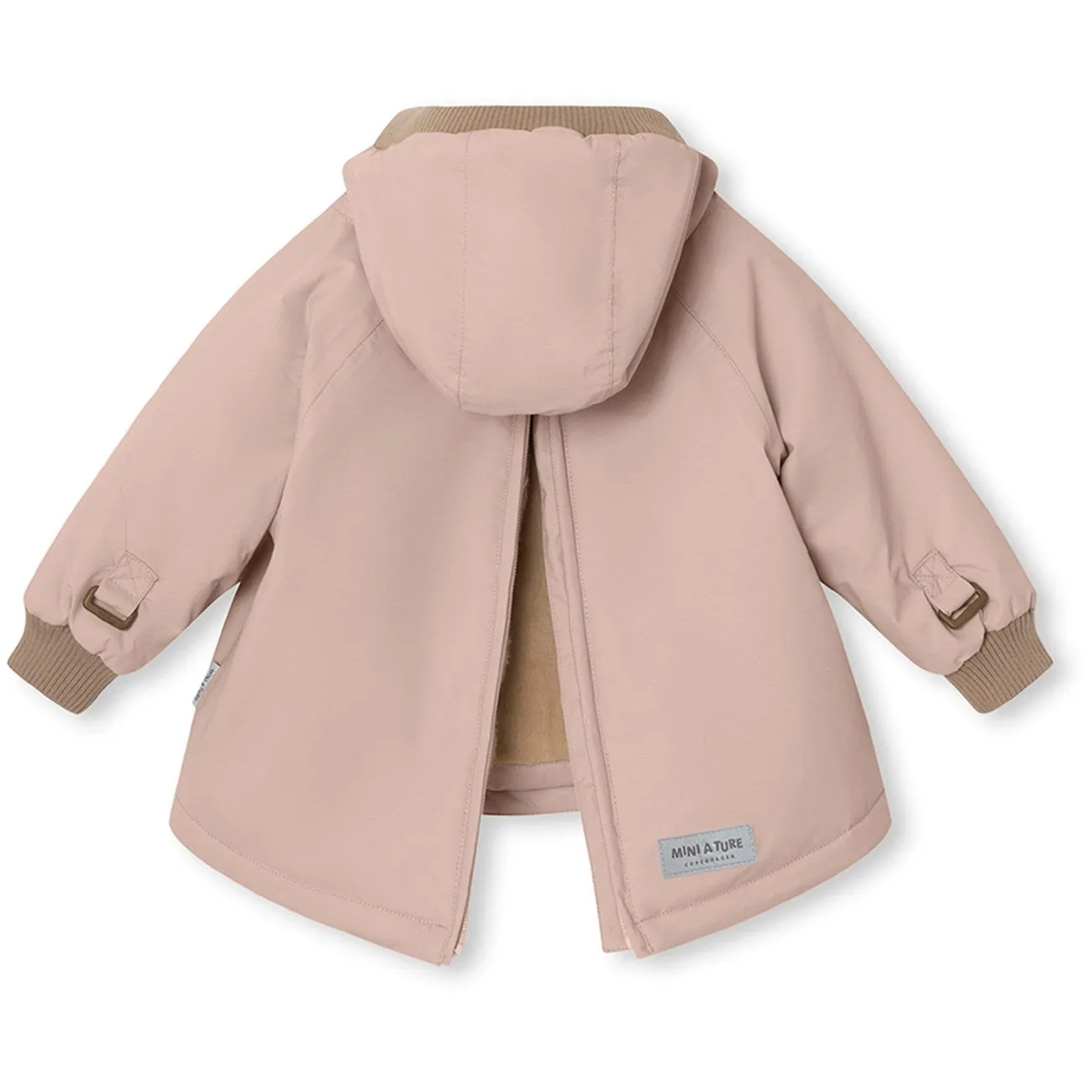 Mini A ture Adobe rose Baby Wen Fleece anorak