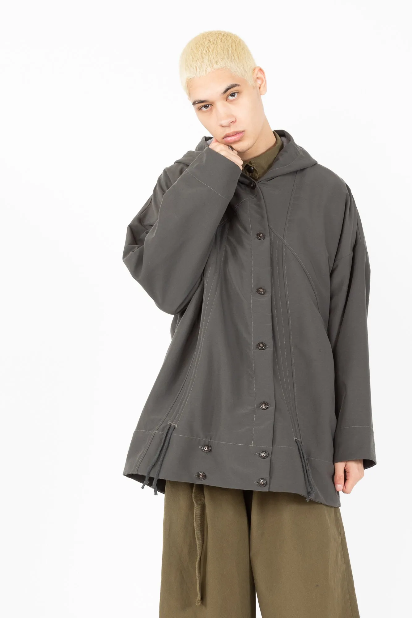 Moth Raincoat in Charcoal