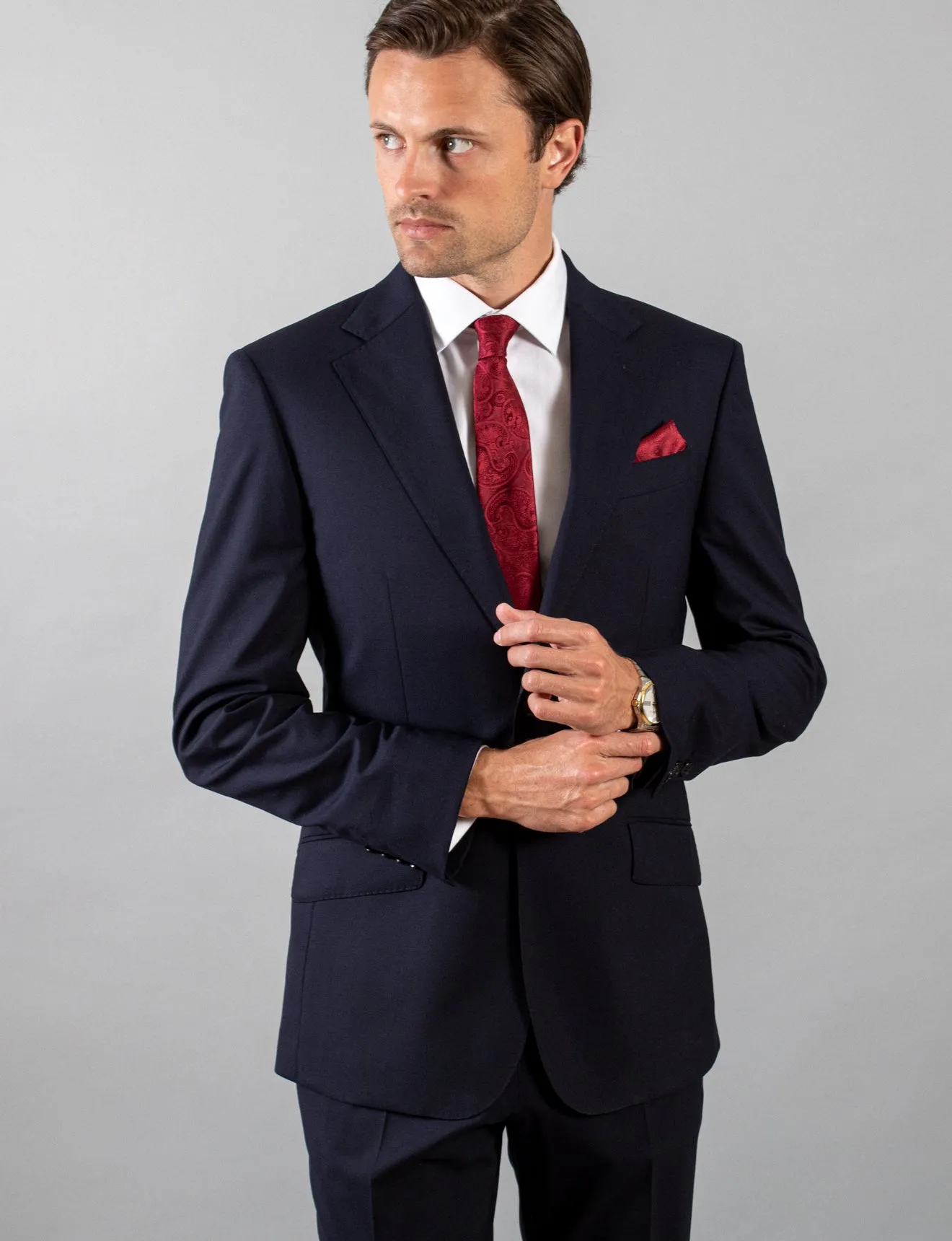 Navy Classic Suit Jacket