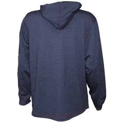 New - MLB Cleveland Guardians Men's Henley Hooded Jersey - L