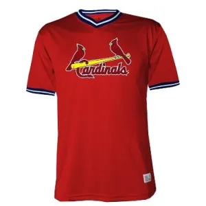 NEW - MLB St. Louis Cardinals Men's Short Sleeve V-Neck Jersey - S