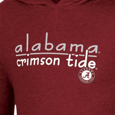 New - NCAA Alabama Crimson Tide Girls' Heart Hoodie - M