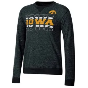 New - NCAA Iowa Hawkeyes Women's Crew Neck Fleece Sweatshirt - M