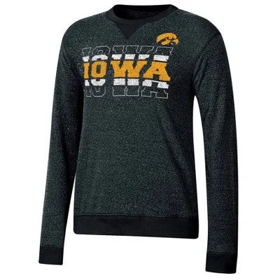 New - NCAA Iowa Hawkeyes Women's Crew Neck Fleece Sweatshirt - M