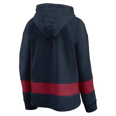 New - NFL Houston Texans Women's Halftime Adjustment Long Sleeve Fleece Hooded Sweatshirt - S