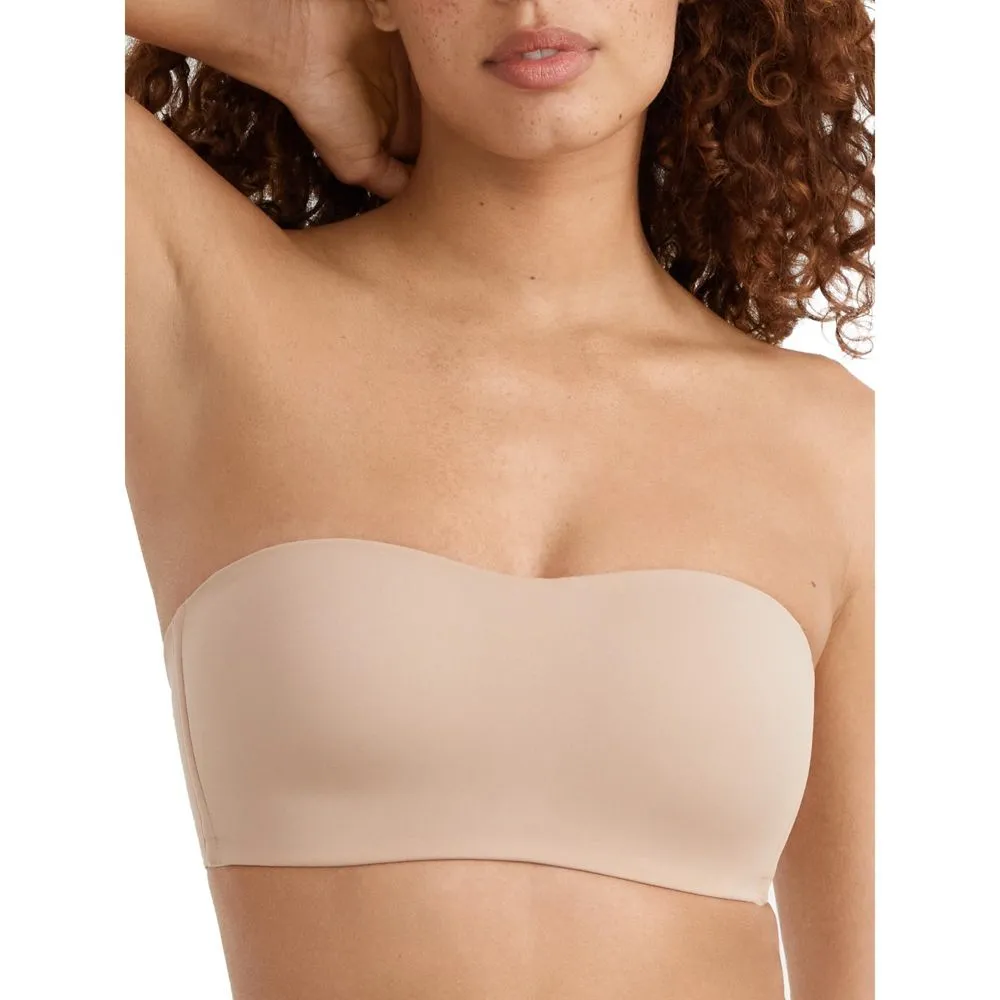 New - Warner's Women's Easy Does It Wire-Free Strapless Bra - RY0161A S Toasted Almond