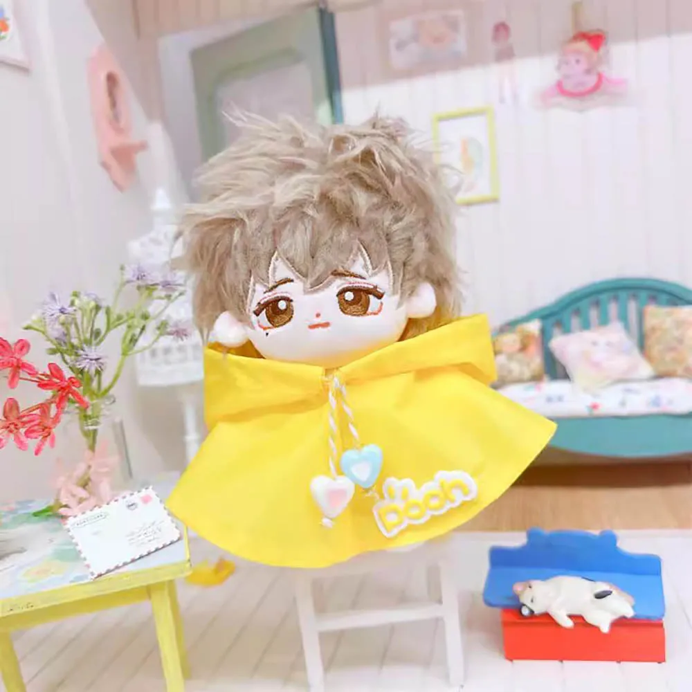 niannyyhouse 10cm~15cm Plush Doll Clothes Raincoat Dolls Dress Up Pendant