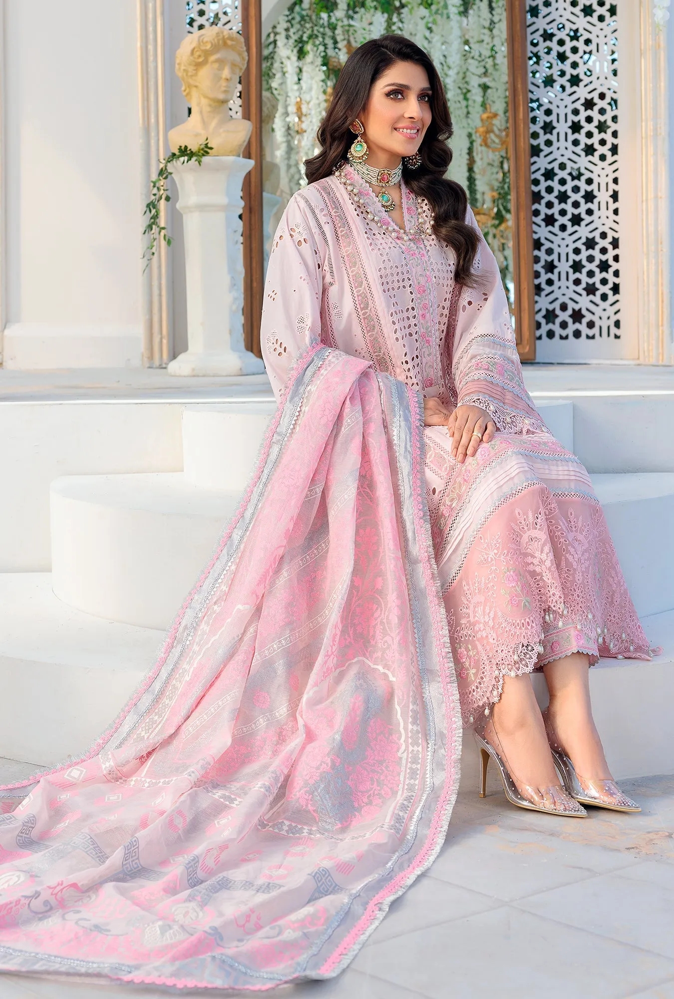 Noor by Saadia Asad Luxury Chikankari Lawn Collection – D1-A