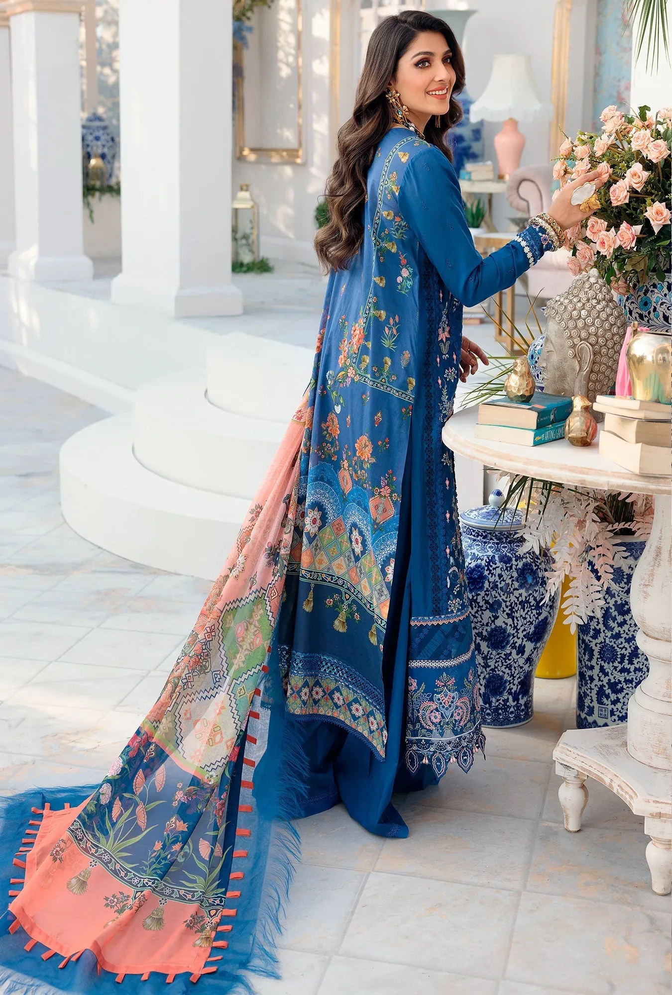 Noor by Saadia Asad Luxury Chikankari Lawn Collection – D12-A