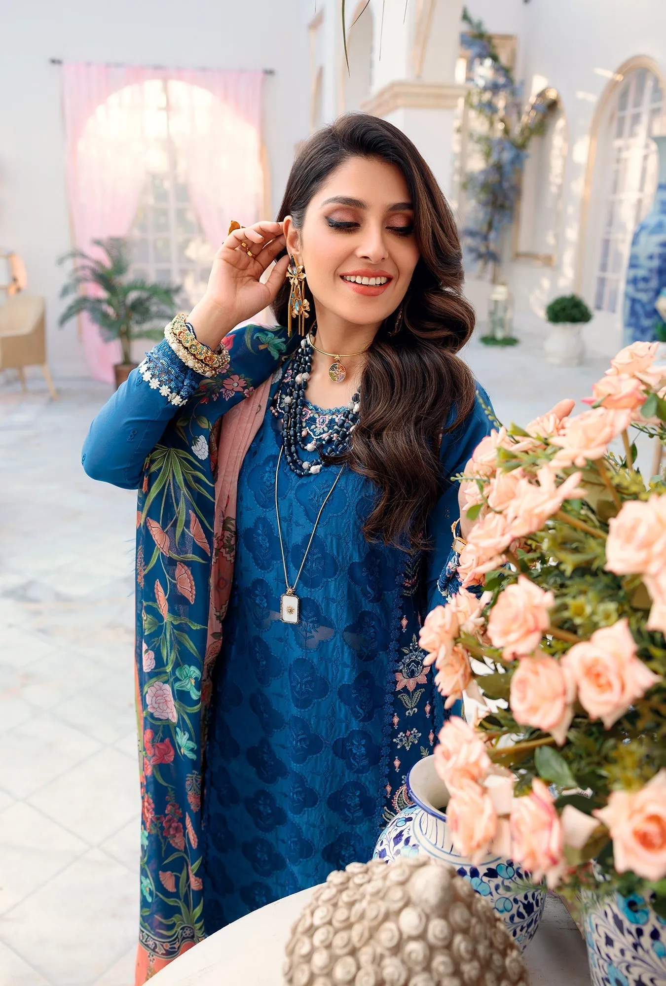 Noor by Saadia Asad Luxury Chikankari Lawn Collection – D12-A