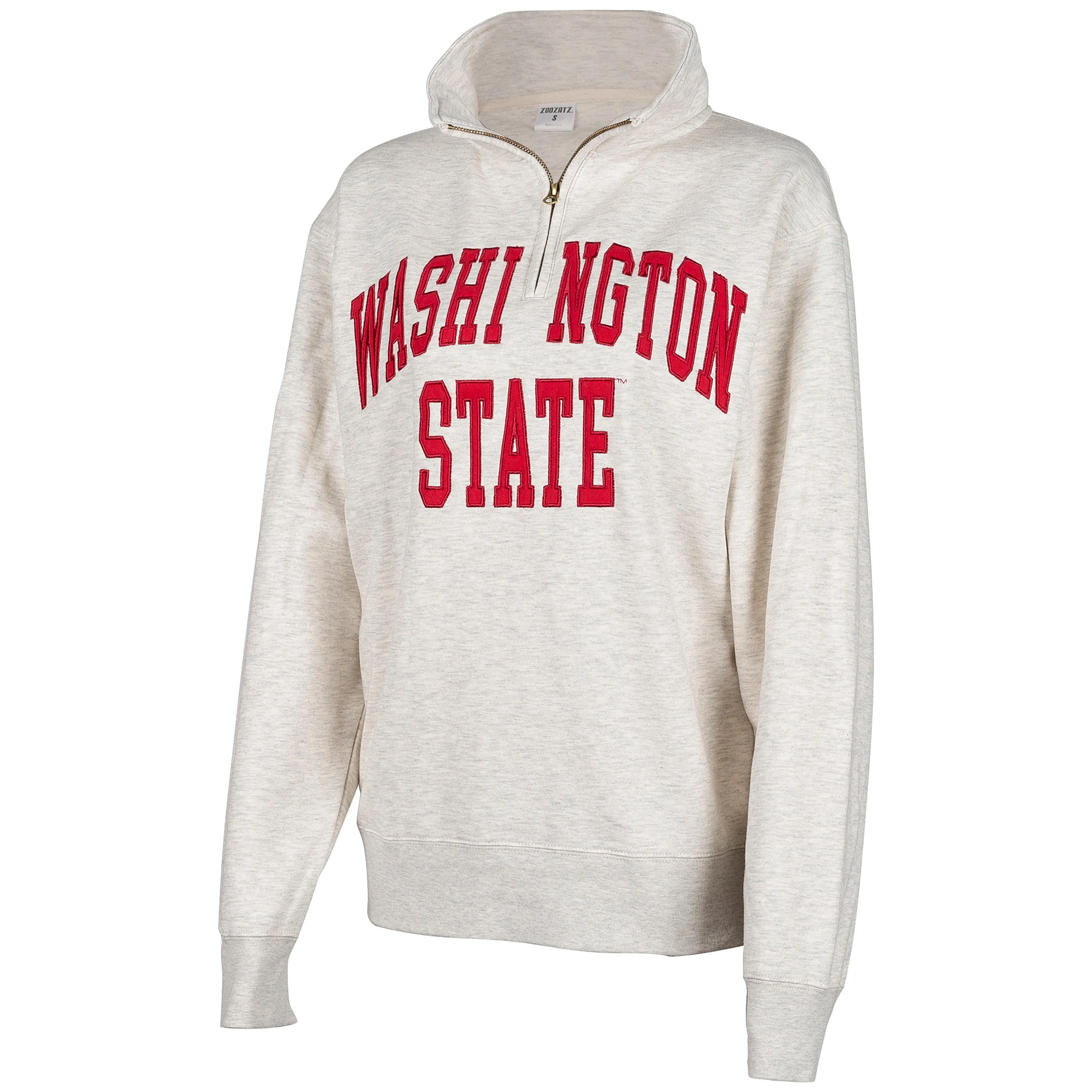 Oatmeal Unisex Washington State 1/4 Zip-Up