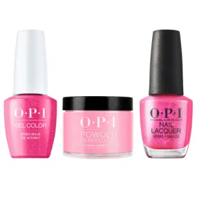 OPI Trio: S009 Spring Break The Internet