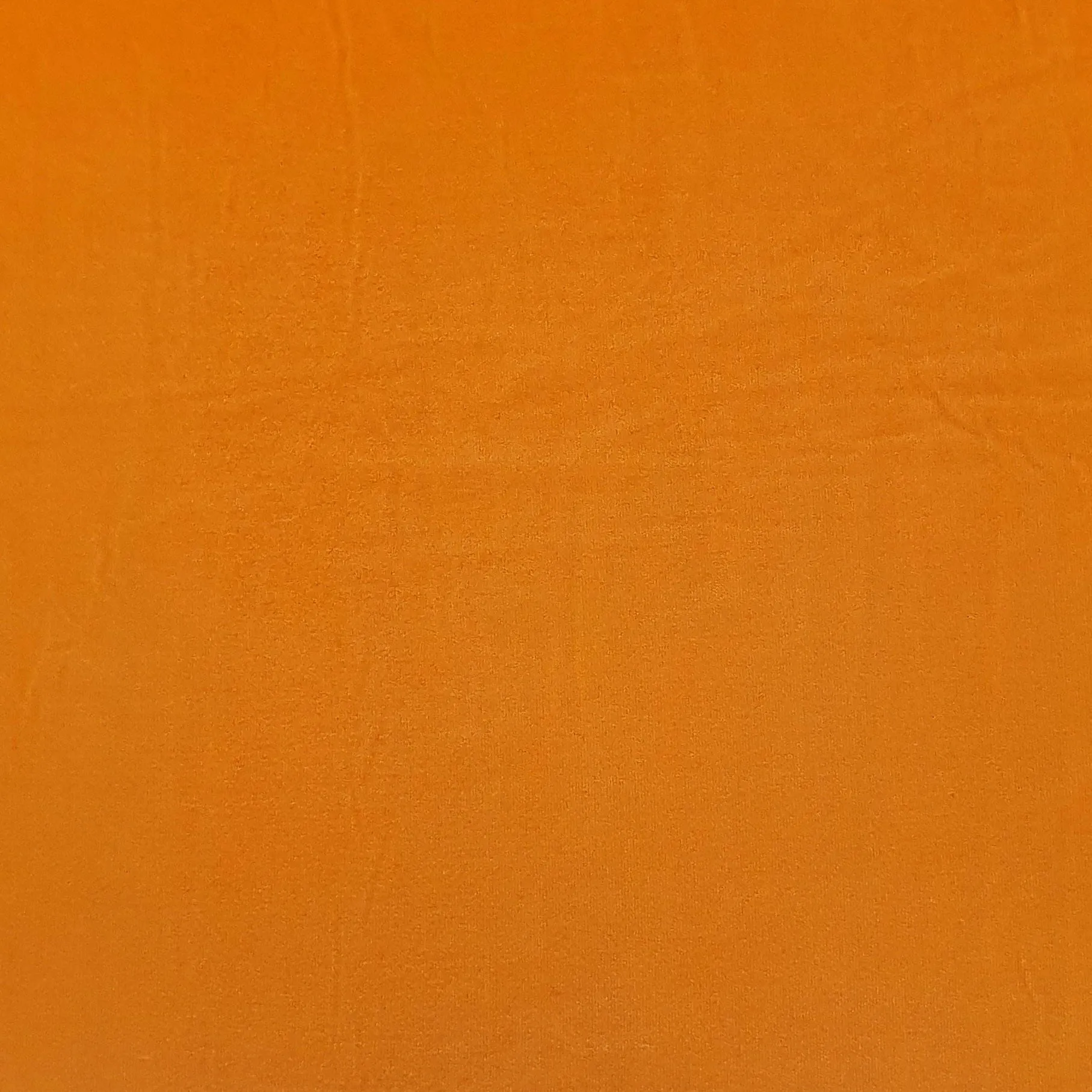 Orange Solid Semi Velvet Fabric