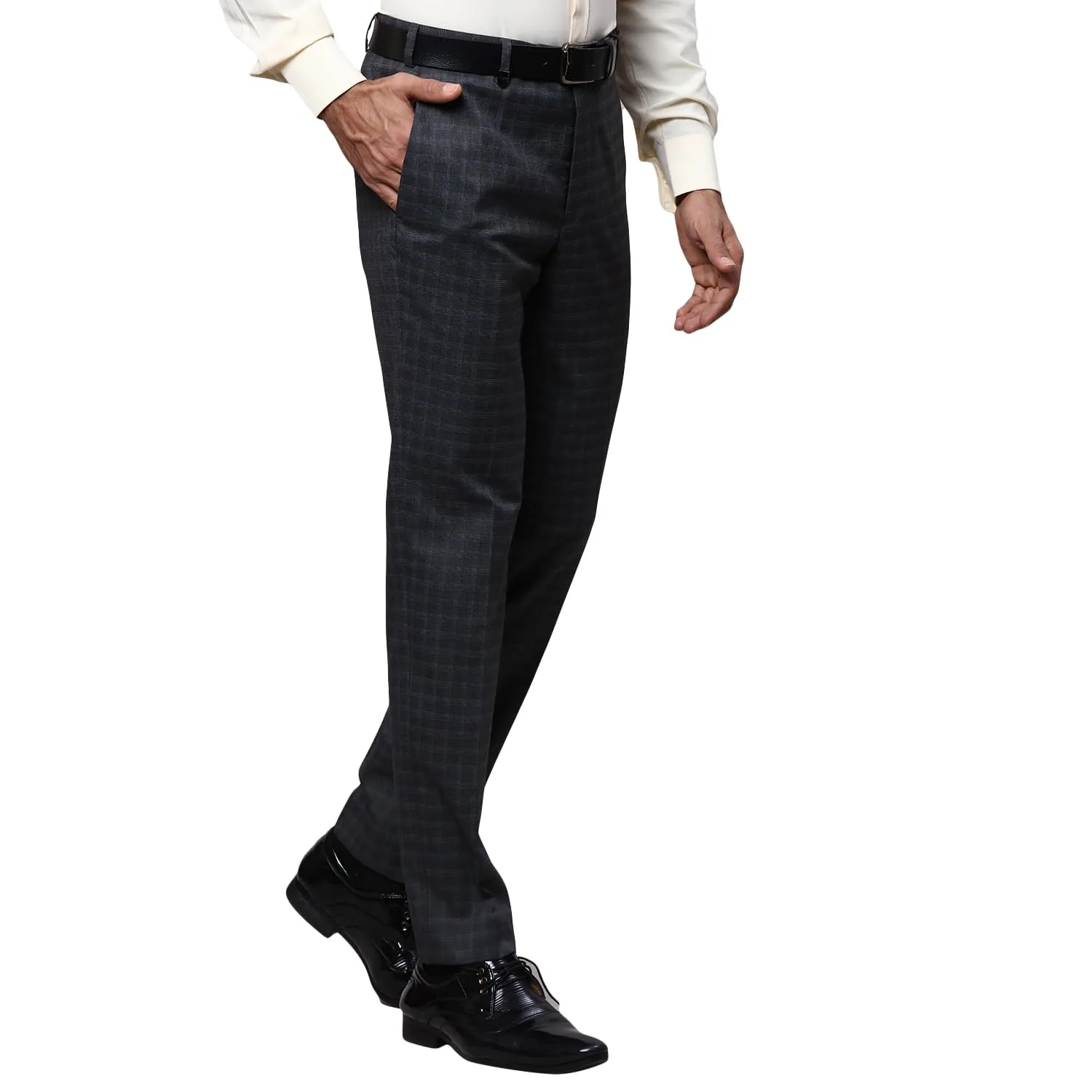 PARK AVENUE Men's Skinny Pants (PMTQ07017-G7_Dark Grey